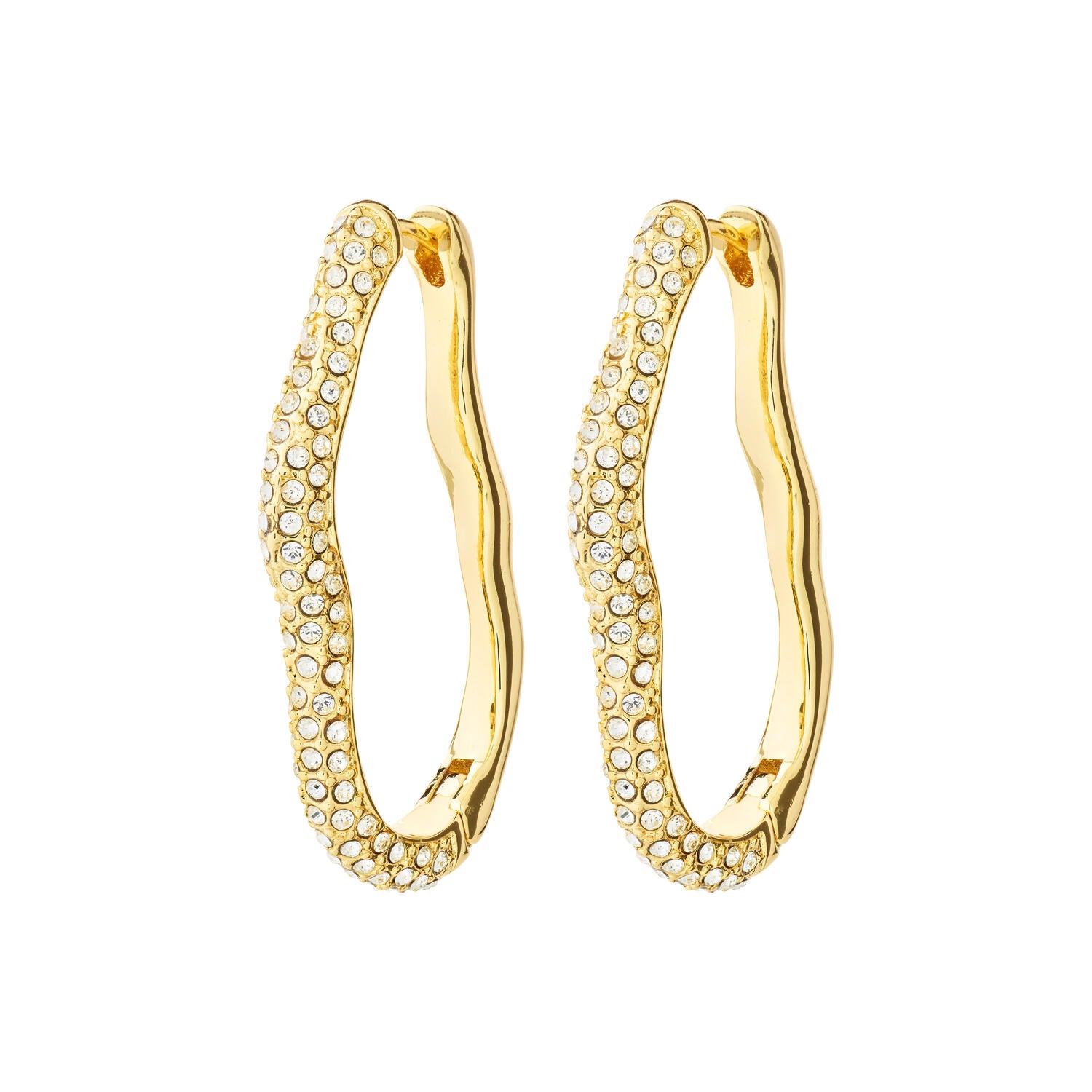 Avola hoops earrings - forgyldt